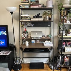 Desk With Built In Shelving 