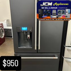 REFRIGERATOR  CAFE GE BLACK MATTE LIKE NEW 