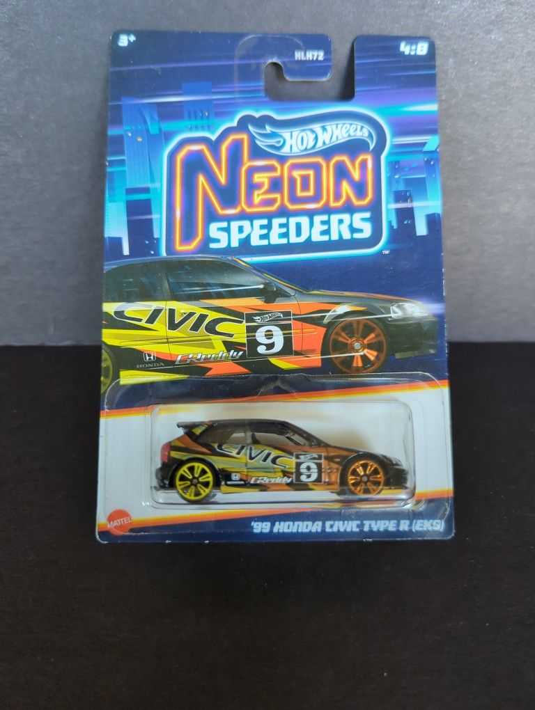 Hot Wheels Exclusive Neon Speeders '99 Honda Civic Type R (EK9)