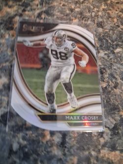 Maxx Crosby Panini Select NFL Trading Card