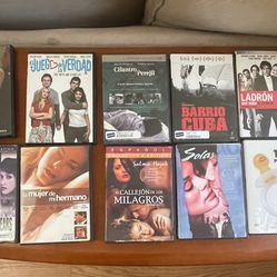 Spanish DVDs 10 Total