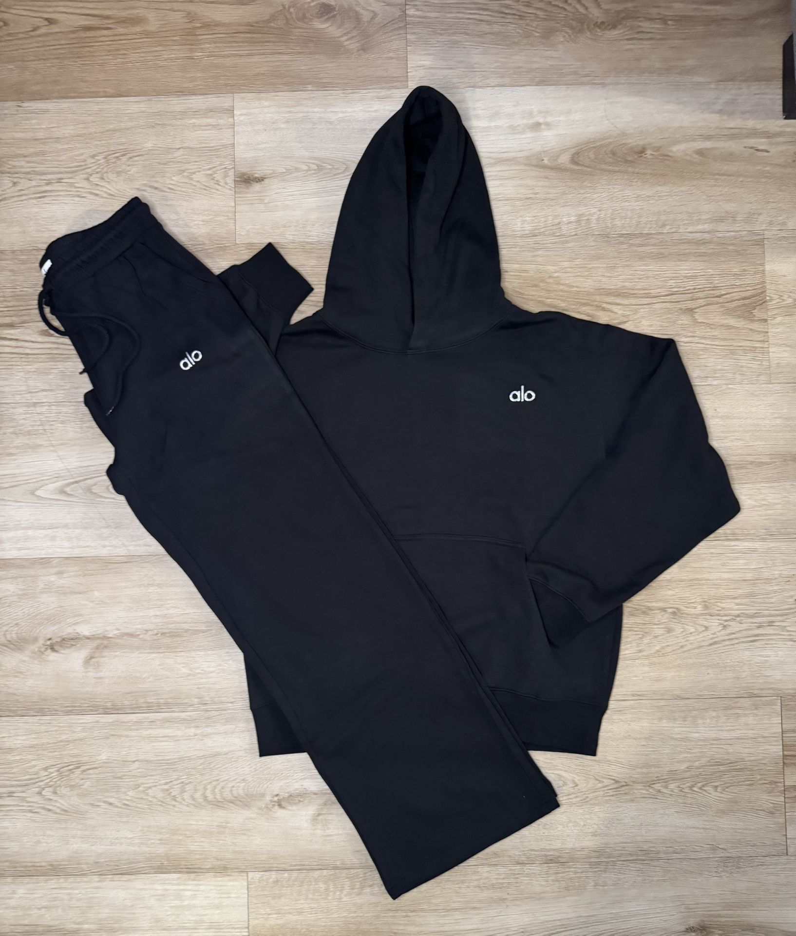 Black Hoodie & Sweatpants Set/UNISEX
