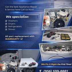 👉 ¿Tu lavadora o secadora dejó de funcionar? 😩
👉 ¡No gastes en una nueva! 💸 Nosotros la reparamos rápido y con garantía 💯
👉 Servicio el mismo dí