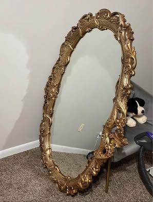 Antique Heavy Solid Mirror