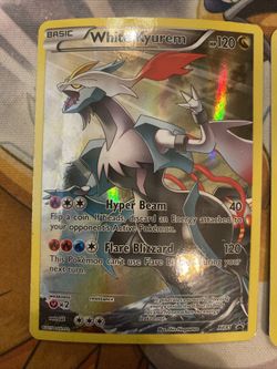 Pokemon Black And White Pokemon White Kyurem Holo Card - XY81 Black Star Promo - Dragon Type Basic Pokemon TCG Card Basic Pokemon Card 120 Hp Pokemon Black And White Pokemon White Kyurem Holo Card - XY81 Black Star Promo - Dragon Type Basic Pokemon TCG Card Basic Pokemon Card 120 Hp