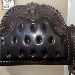 Queen Head Board And Frame /Real Wood