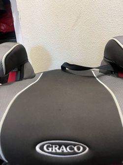 Graco Booster Seat, grey and black