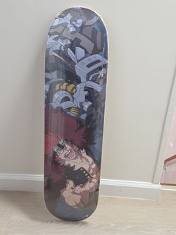 BEAR WALKER x One Piece Skateboard Deck Eustass Captain Kid /1250 Includes Card