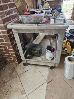 Wheeled tool cart