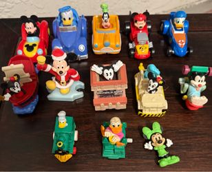 Disney Figurines in cars