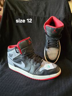 Size 12 Air Jordan 1 Mid "Bred Shadow"
