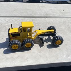 Vintage Tonka Road Grader 17” Yellow Metal Pressed steel great condition