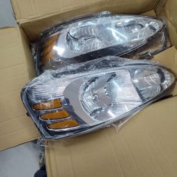 pair of Auto Dynasty Headlights Assembly for the 7th generation Pontiac Grand Prix.
Product: Auto Dynasty Headlights Assembly
Compatibility: 2004-2008