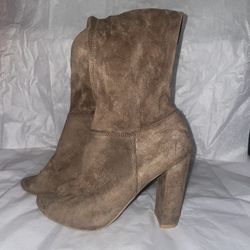 Wild Diva Faux Suede Thigh High Boots