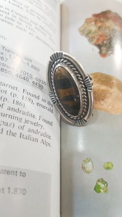 Tiger eye ring