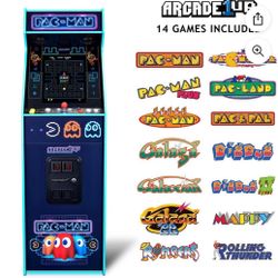 Arcade1Up Pac-Man Neon Deluxe Arcade Machine