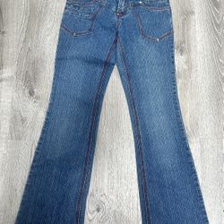 Women Flare Jeans By Ginger, Size:5/6 Price :$7 Preloved