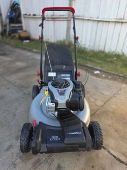 Murray
22 in. 140 cc Briggs & Stratton Walk Behind Gas Self-Propelled Lawn Mower with Front Wheel Drive and Bagger