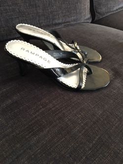 Rampage size 7m black heels