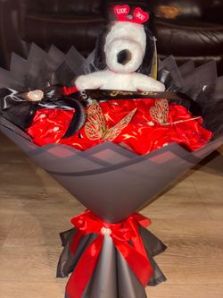 Eternal Roses / Rosas Eternas / Snoopy bouquet