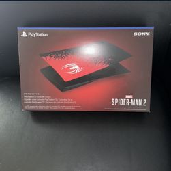 (Plates Only No Console) Sony PlayStation Marvel Spider-Man Limited Edition PS5 Disc Console Cover Plates