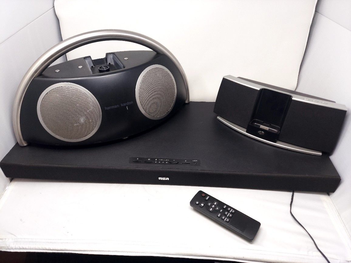 Lot Of Stereo & Bluetooth Home Theater Soundbase