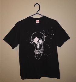 Supreme - Ralph Steadman - "Skull Graphic" - T-Shirt - Adult - Small - Short Sleeve - Cotton - Black