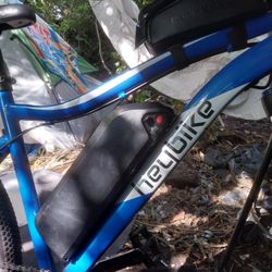 Hey Electric Bike Blue Road Track  Almost Brand New