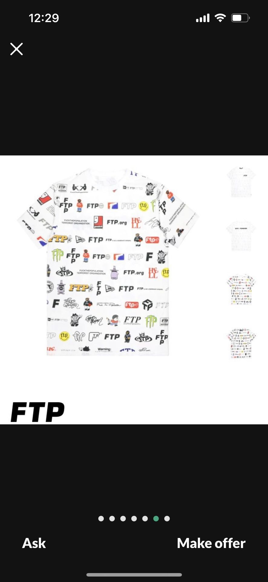 FTP 13 Year Anniversary T Shirt