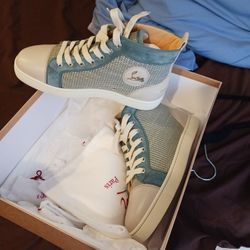 Christian Louboutin LOUIS FLAT CALF Red bottoms