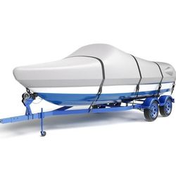 Waterproof Boat Cover Heavy Duty Fits 14-16ft x 68 Bass Boat