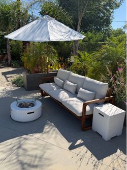 Fire pit & propane cover