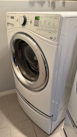 Whirlpool Duet Washer and Dryer with storage drawers
