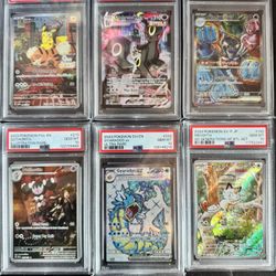 Pokemon Cards PSA 10 Slabs