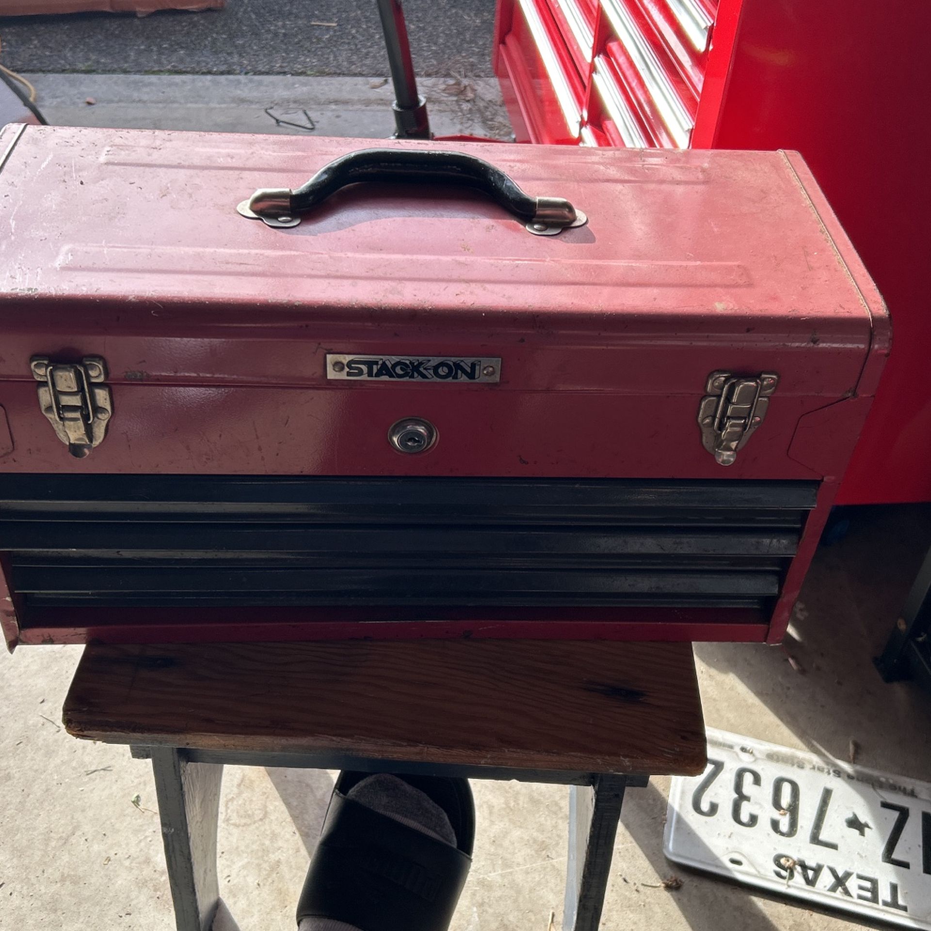 Old Metal Tool Box