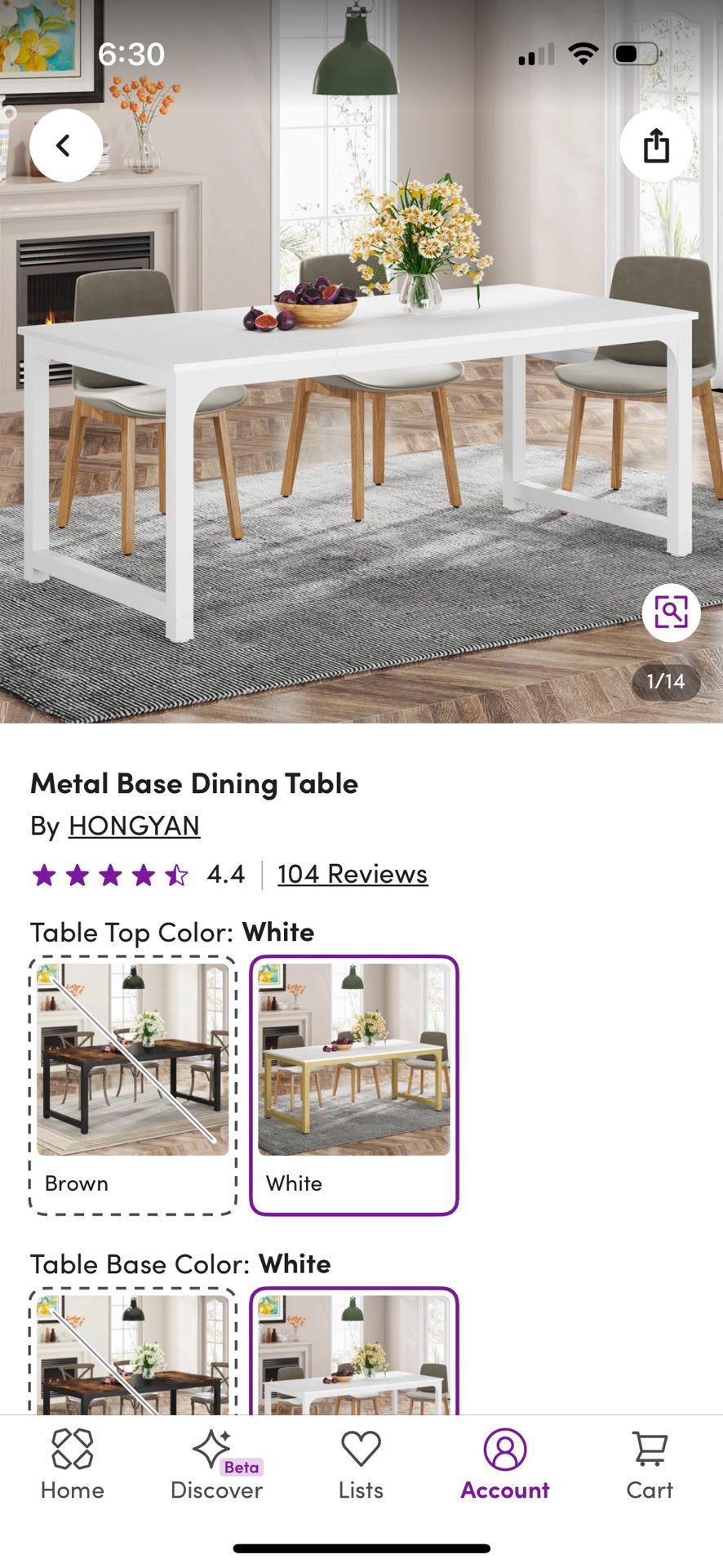 Brand New Table In Box