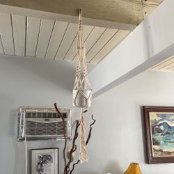 2 New Macrame Plant Holders