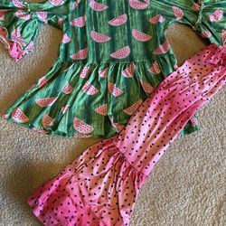 Pete & Lucy Watermelon Set Size 6T