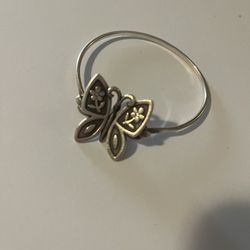 Retired James Avery Mariposa Butterfly Hook-On Bracelet S