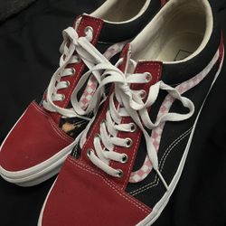 Vans black/red old school checkered 