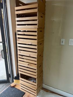 Wooden crates
