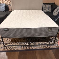 Queen Bed With Matress 