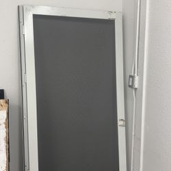 Aluminum screen door