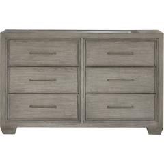 Ennesley Gray Wood 6 Drawers Dresser $200