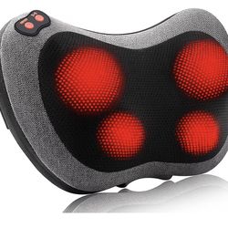 Papillon Shiatsu Back and Neck Massager with Heat, Deep Tissue Kneading,Electric Massage Pillow for Back,Shoulders,Legs,Foot,Body Muscle Pain Relief
