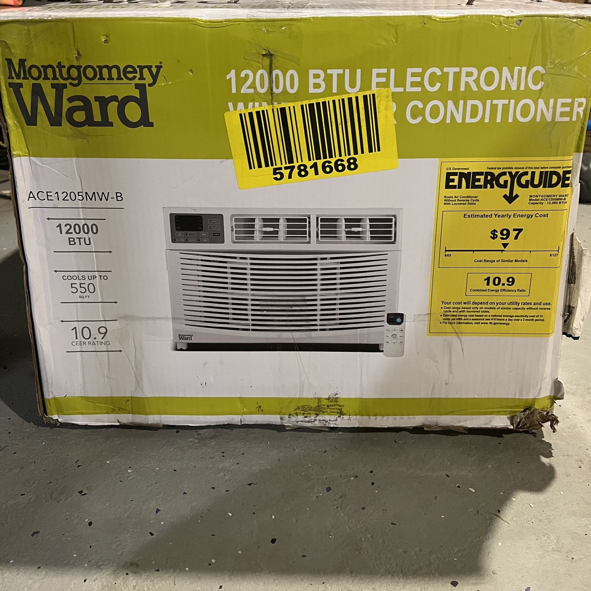 12,000 BTU Window Air Conditioner by Montgomery Ward
