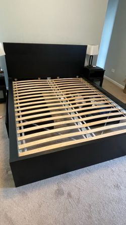 IKEA Malm Queen size bed frame with storage