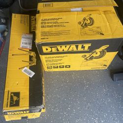 Dewalt 12” miter Saw With Stand & Diablo Saw Blade