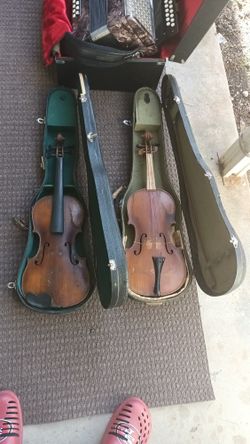 Two Antique Violins