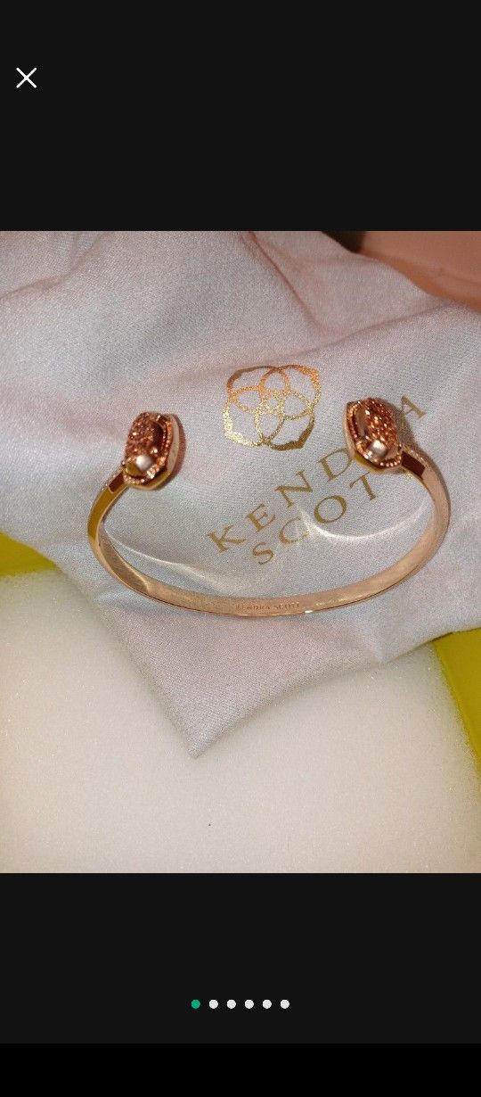 Kendra Scott Rose Gold Cuff Bracelet 